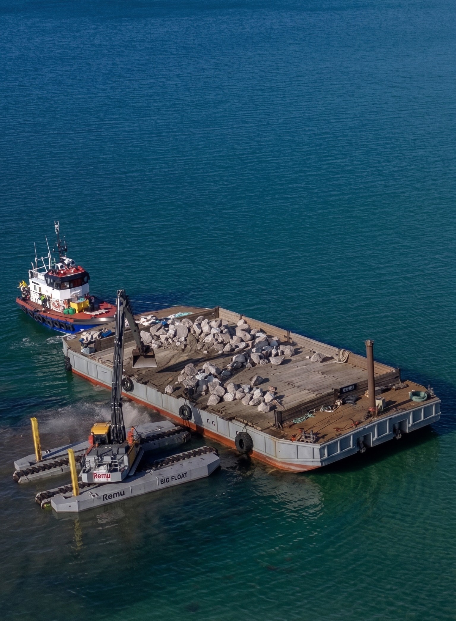 Storö Lastpråm för tunga materialtransporter